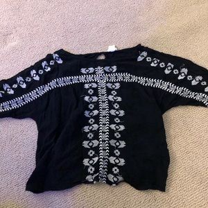 black short sleeve shirt